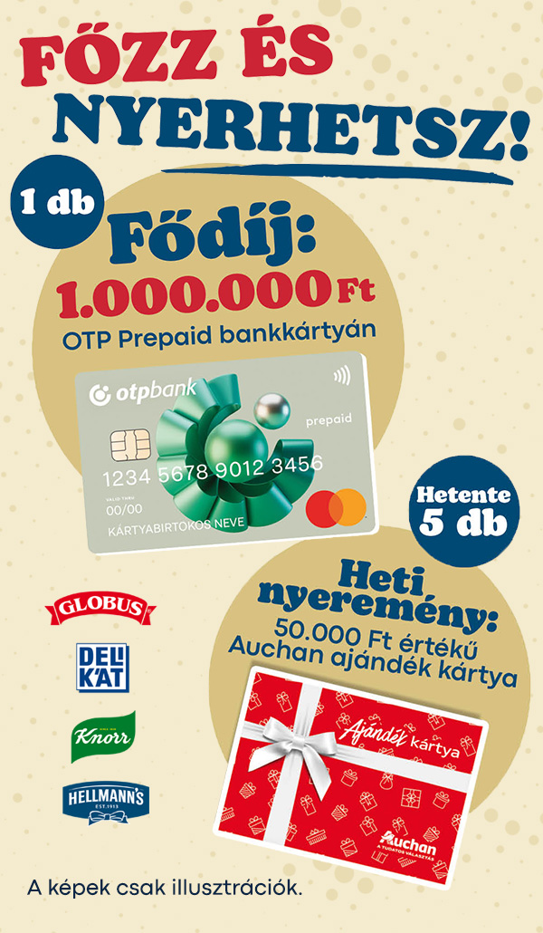 Főzz és nyerhetsz!